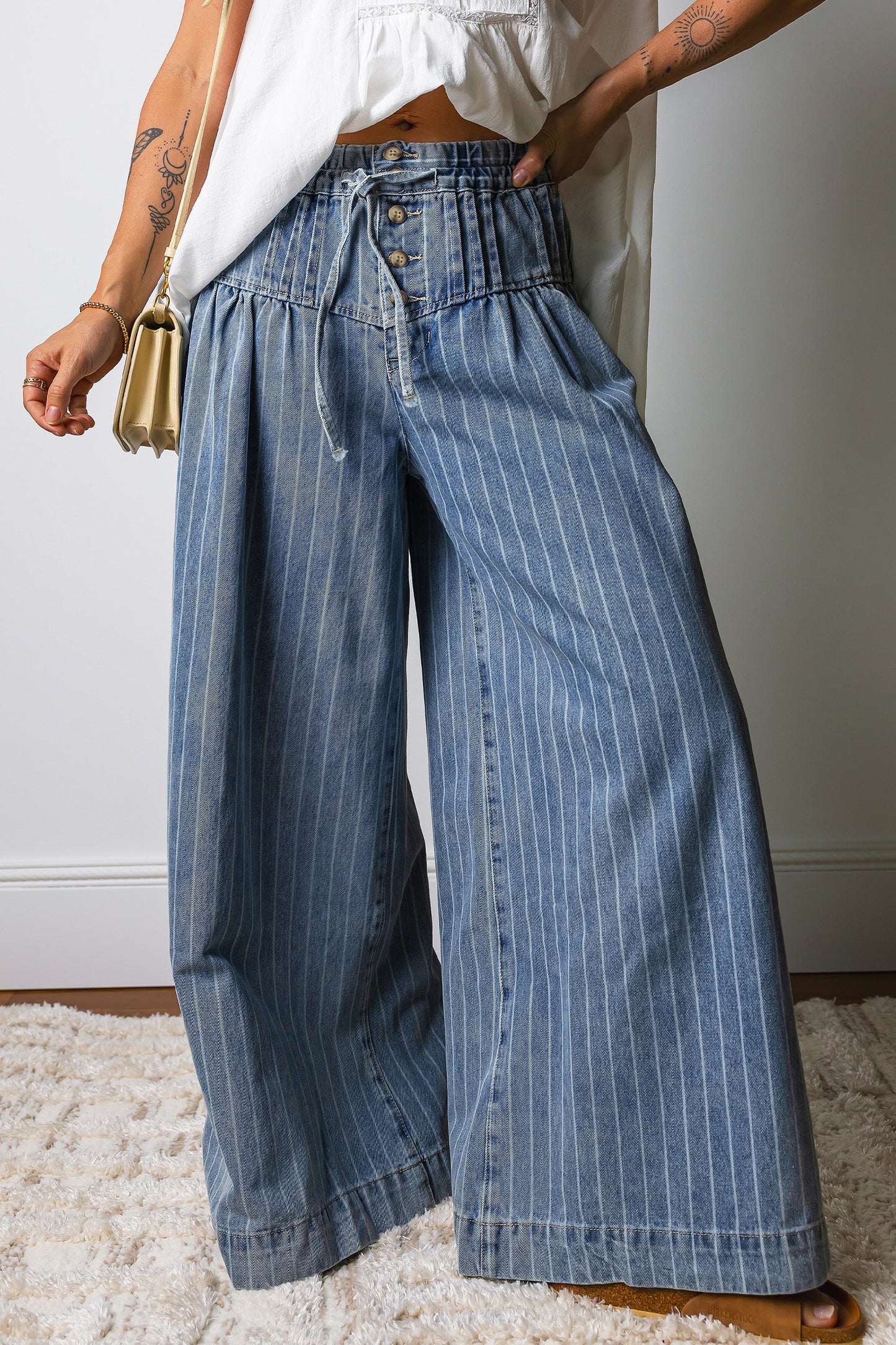 Blue Stripe Casual Jeans RTS