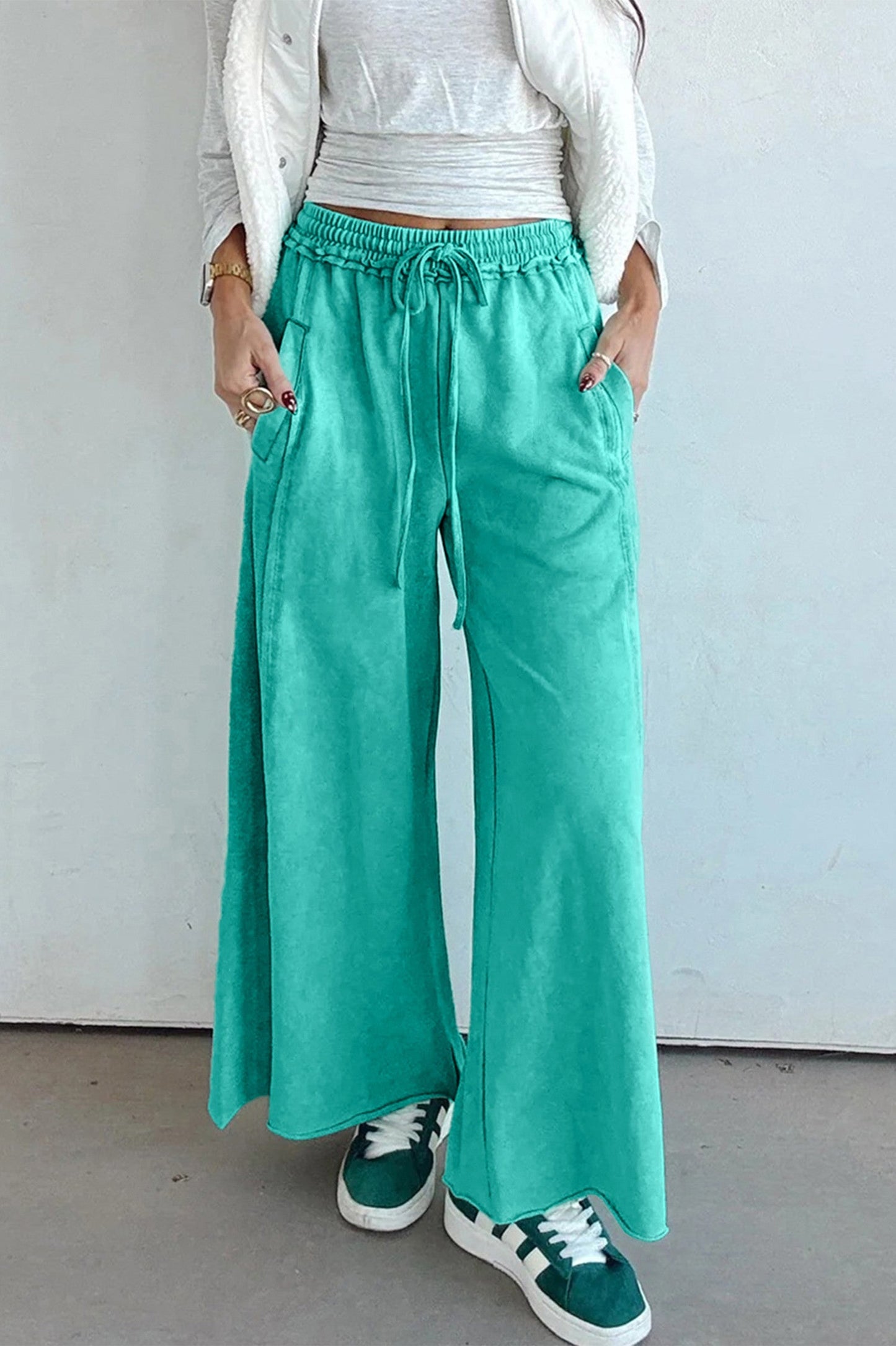 Mineral Wash Drawstring Pants RTS