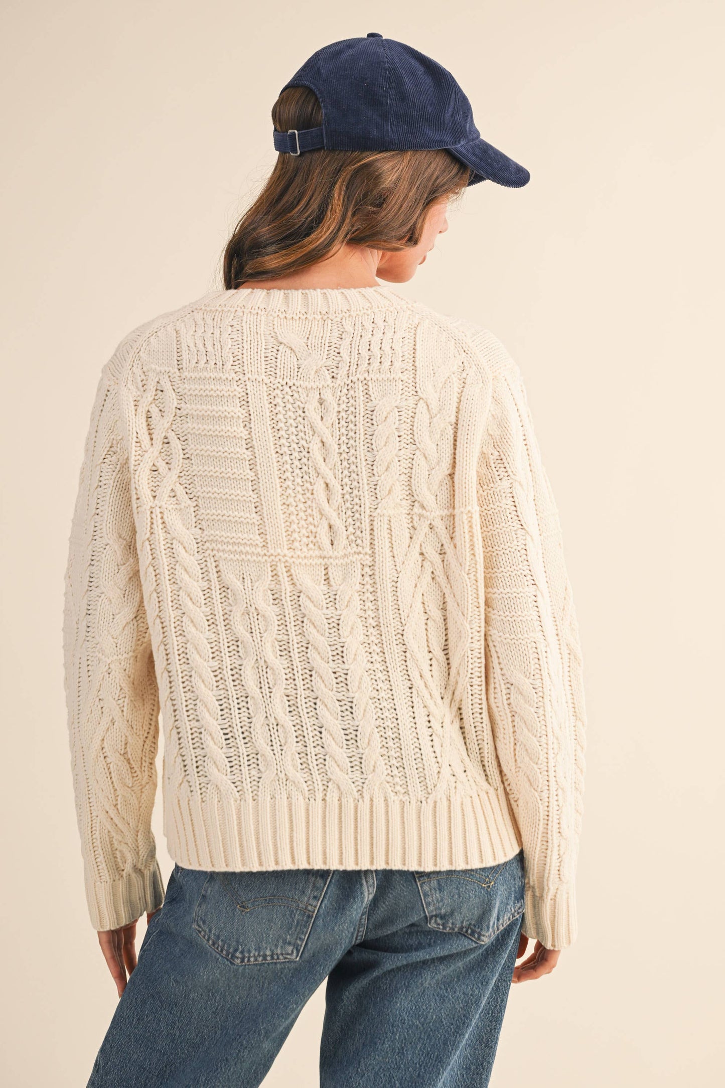 Harbor Flag Cable Knit Sweater